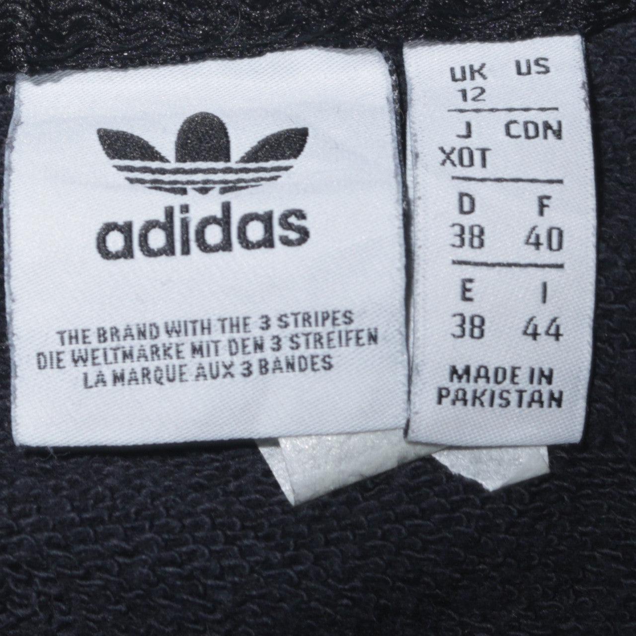 Adidas Women Black Size 12 Sweatshirt Crew Neck Logo Pullover