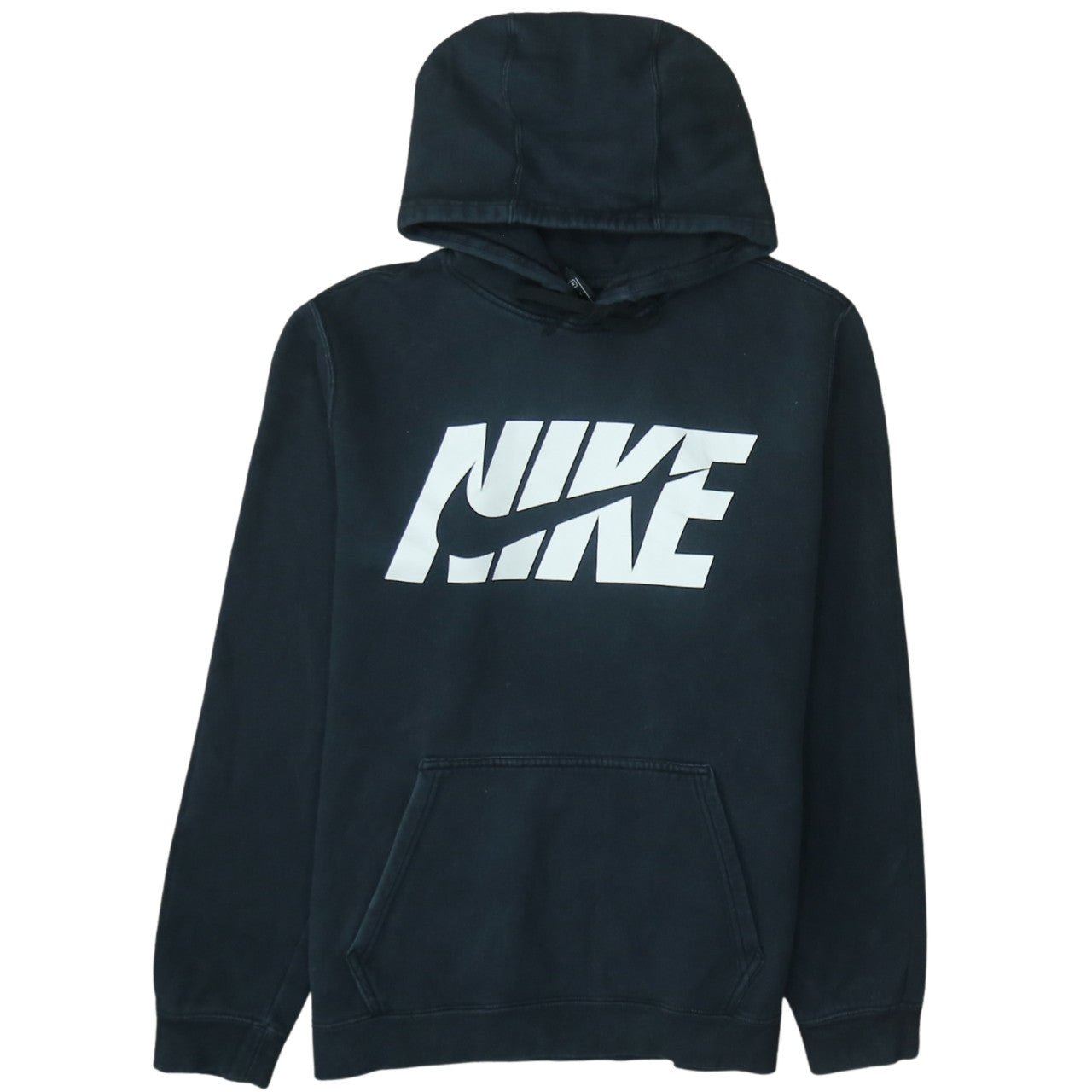Nike Men's Black Pullover Hoodie M Graphic Logo Fleece Sweatshirt