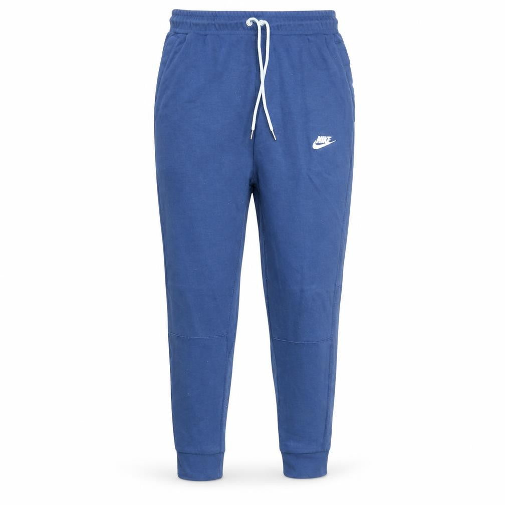 Nike Men Blue Small Jogger Sweatpants Cotton Blend Drawstring