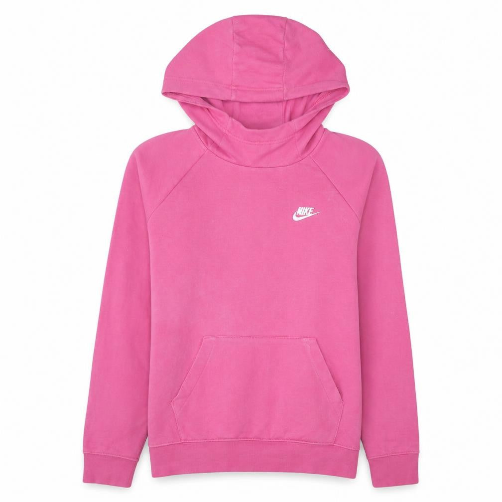 Nike Women’s Pink Pullover Hoodie Medium Cotton Sweatshirt