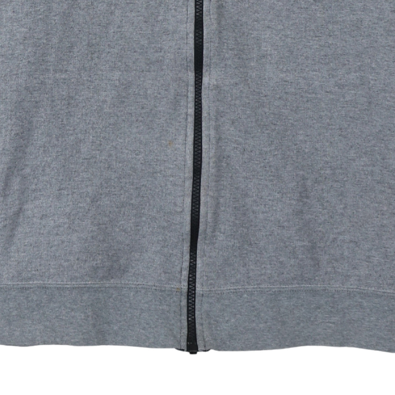 Nike Men's Grey Full Zip Hoodie L Hooded Sweatshirt Cotton Blend