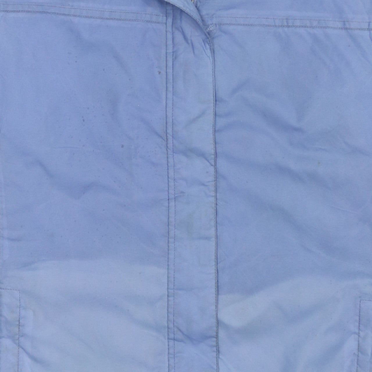 L.L. Bean Womens Blue Hooded Waterproof Rain Jacket L Regular