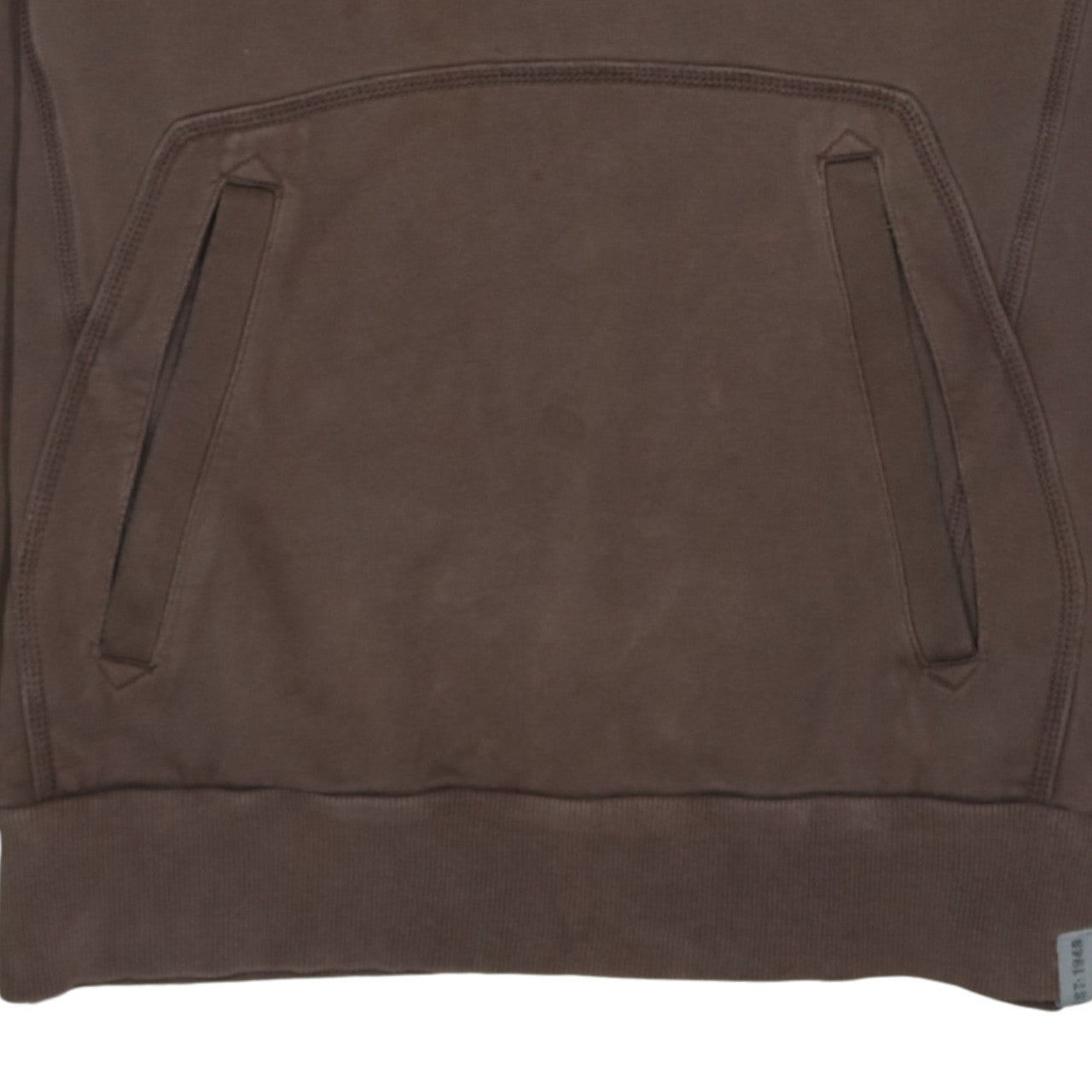 Puma Men’s Brown Pullover Hoodie L Fleece Graphic Print Sportswear