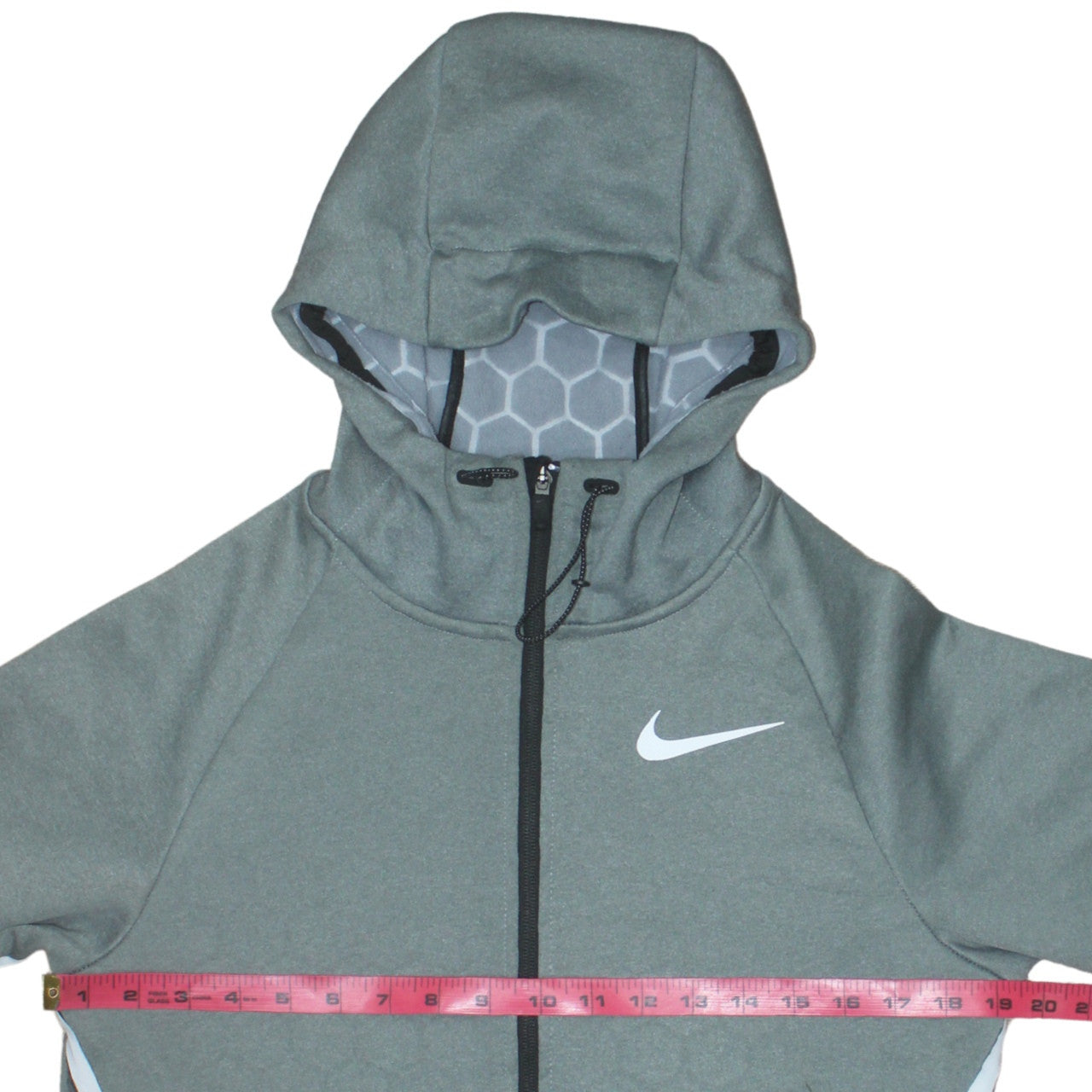 Nike Men’s Green Dri-FIT Full Zip Hoodie S Athletic Fit