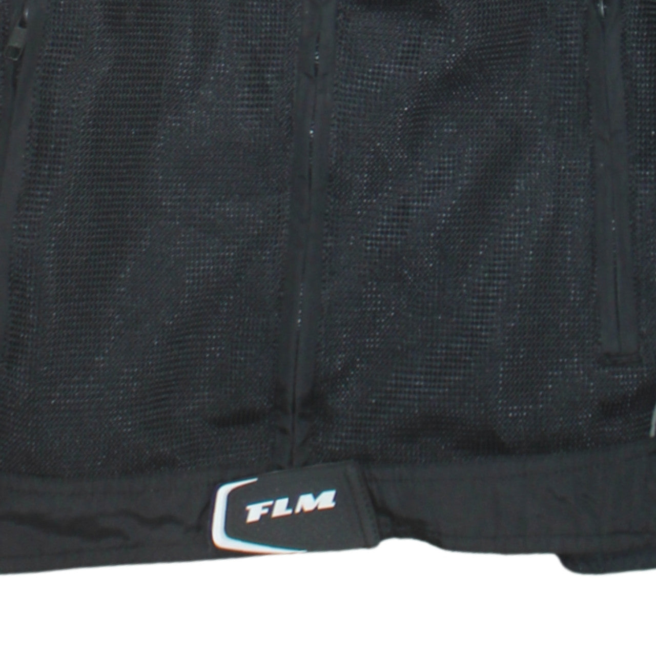 FLM Men's Black M Motorcycle Jacket Polyamide Mesh Lined Size M 38in