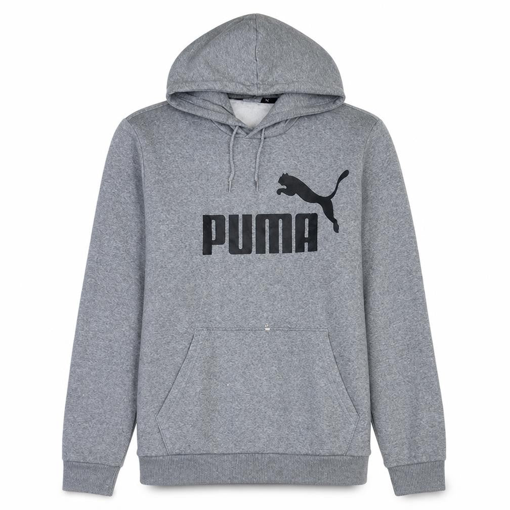 Puma Mens Grey XL Pullover Hoodie Graphic Sportswear