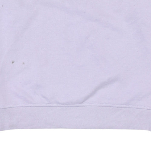 Disney Women XS Purple Stitch Sweatshirt Pullover Casual