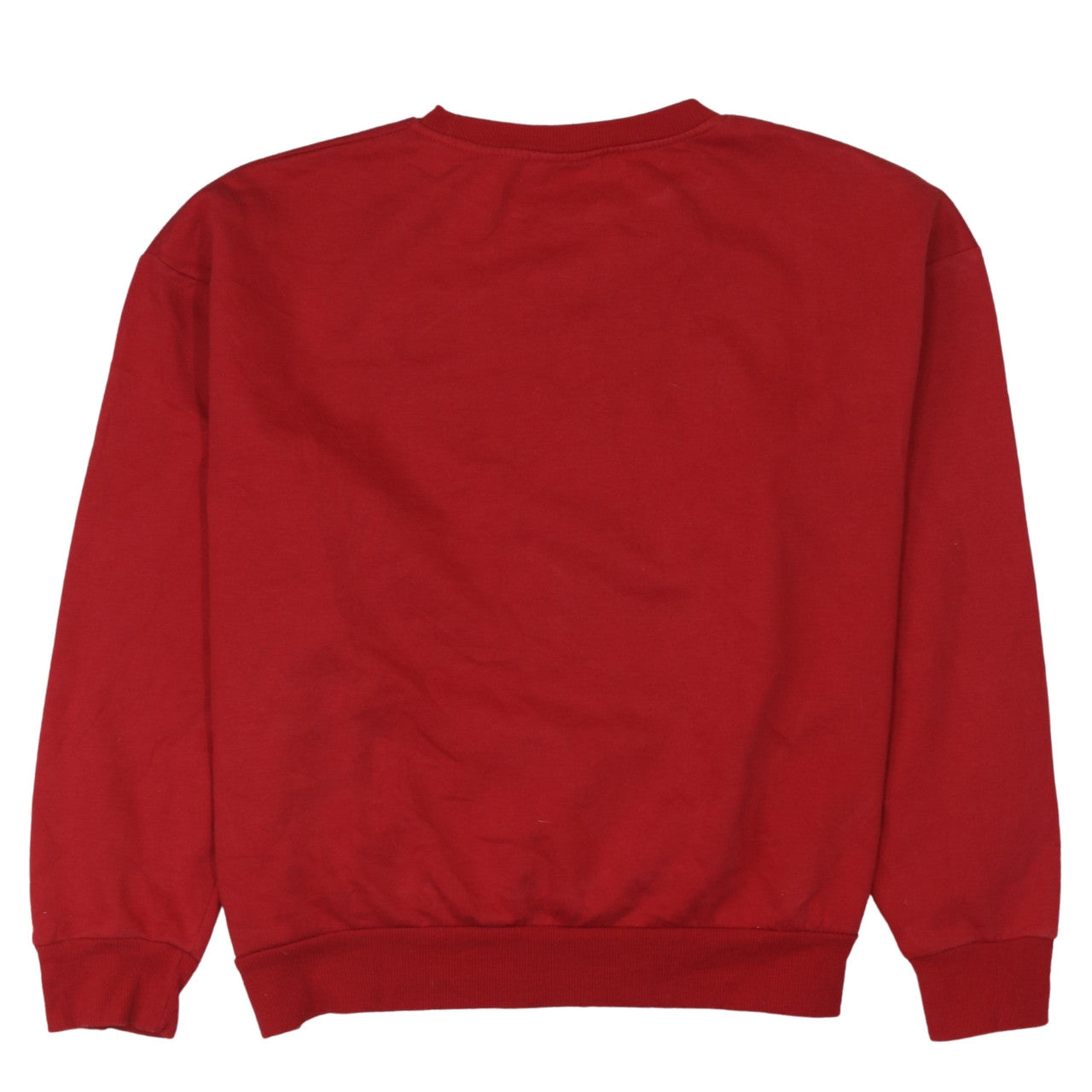 Disney Women Red Mickey Mouse Pullover Sweatshirt XL