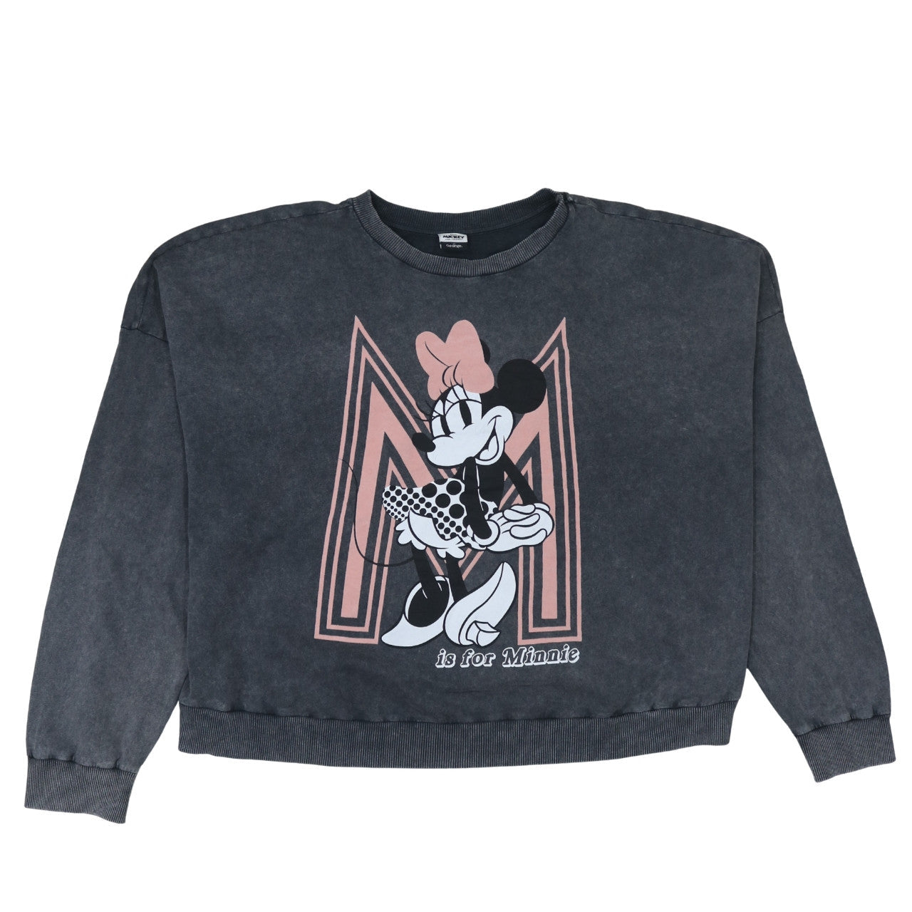 George Disney Minnie Mouse Charcoal Sweatshirt Women 2XL Pullover