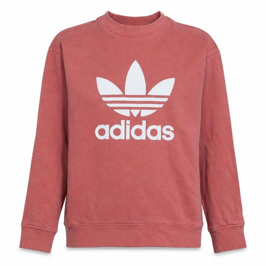 Adidas Womens Pink Crew Neck Pullover Sweatshirt XS