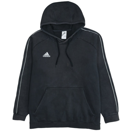 Adidas Men's Black 2XL Pullover Hoodie Fleece Sportswear