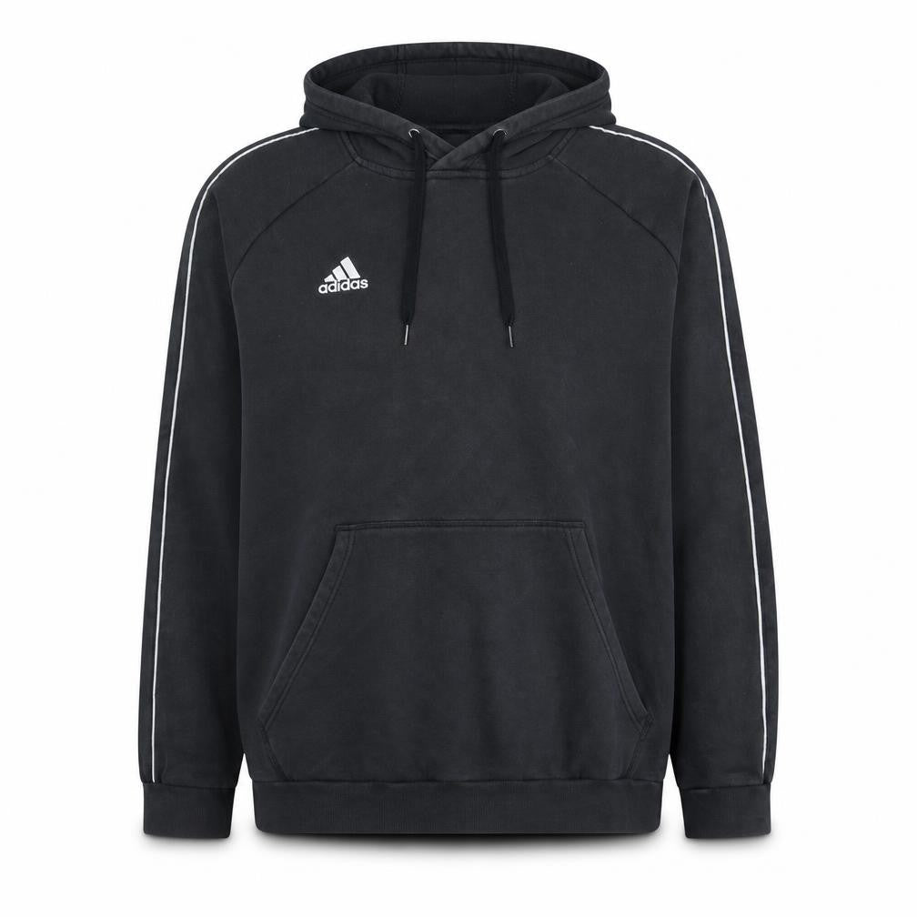 Adidas Men's Black 2XL Pullover Hoodie Fleece Sportswear