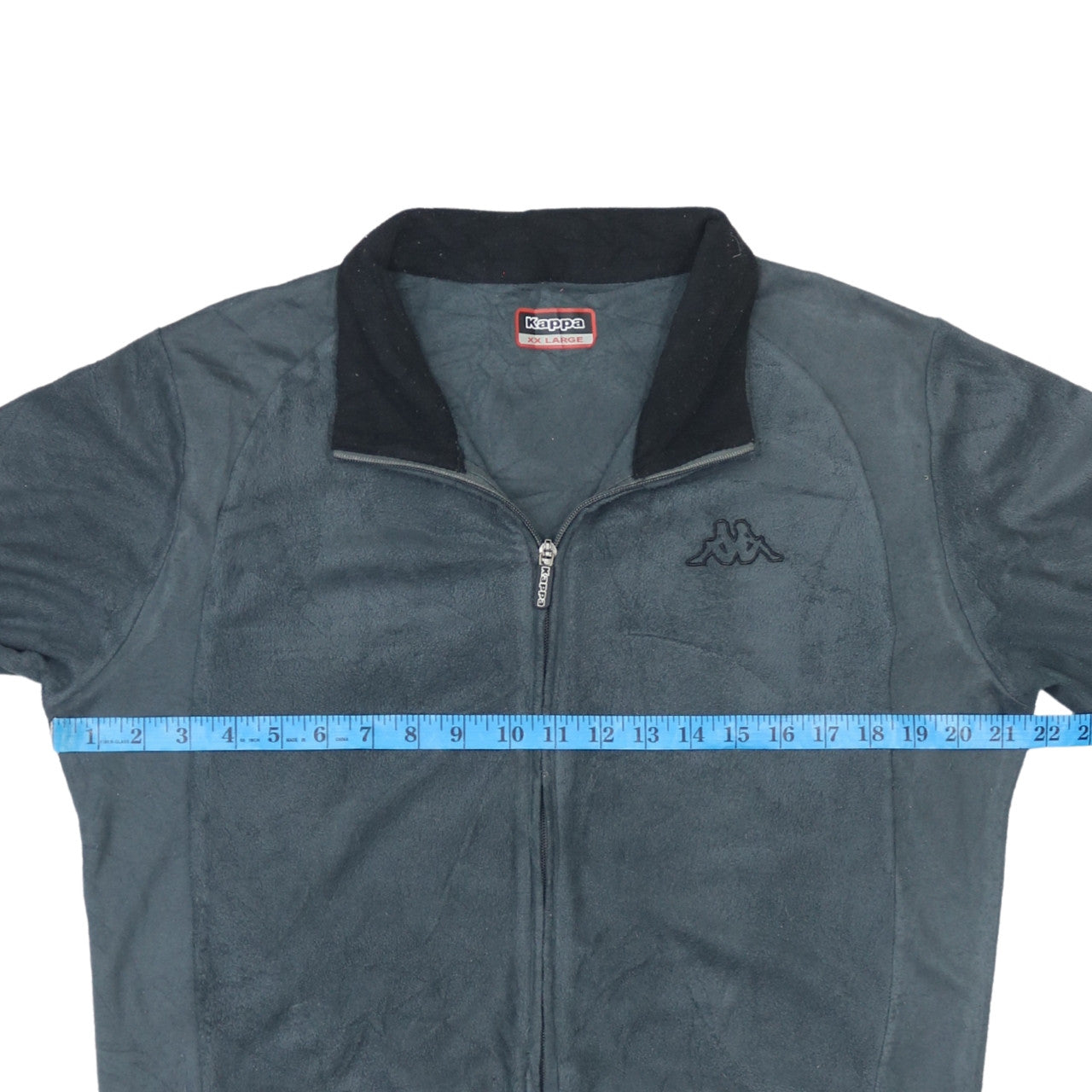 Kappa Mens Grey 2XL Fleece Full Zip Sports Jacket