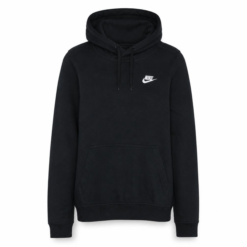Nike Women's Black Pullover Hoodie Small Viscose Blend Lined Sportswear