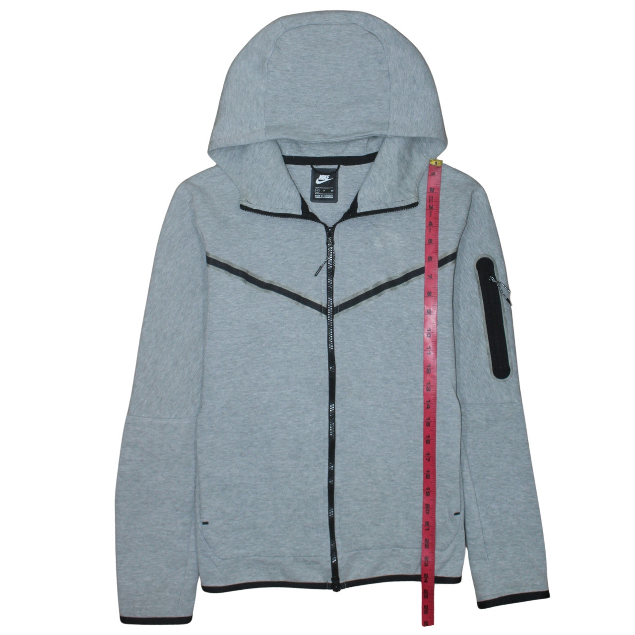 Nike Men's Grey Full Zip Hoodie Small Athletic Fit