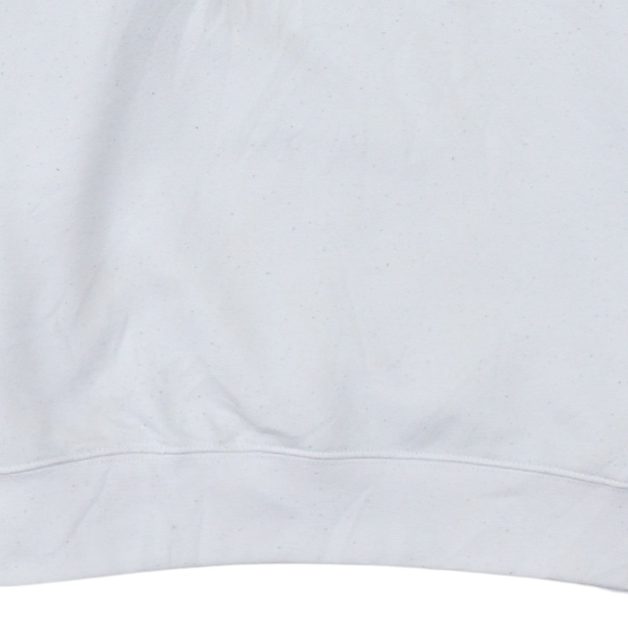 Nike Women's White Pullover Hoodie Small Logo Print Cotton Blend