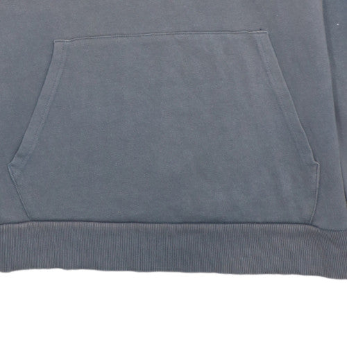 Under Armour Mens Grey Pullover Hoodie M Relaxed Fit Fleece