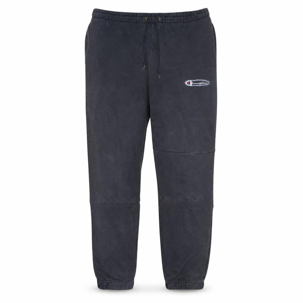 Champion Mens Black XL Sweatpants Vintage Fleece Joggers