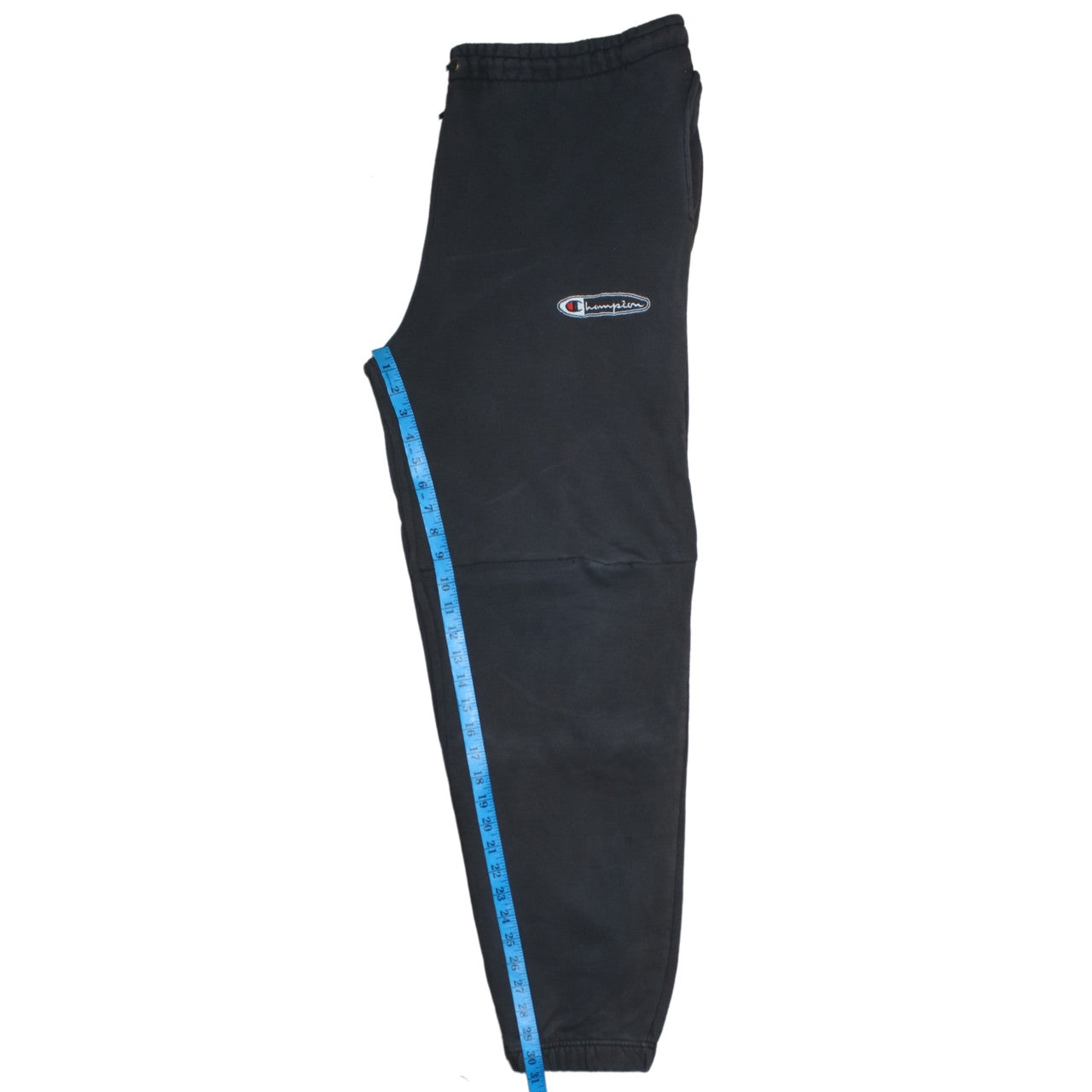 Champion Mens Black XL Sweatpants Vintage Fleece Joggers
