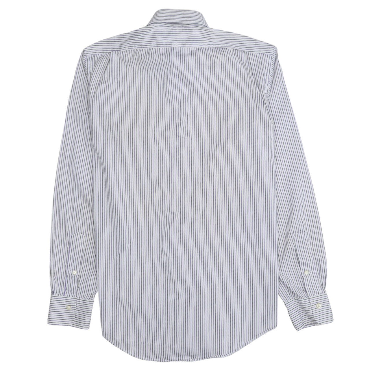 Ralph Lauren Men's Blue Striped Button-Up Shirt Size 15.5 Regent Custom Fit