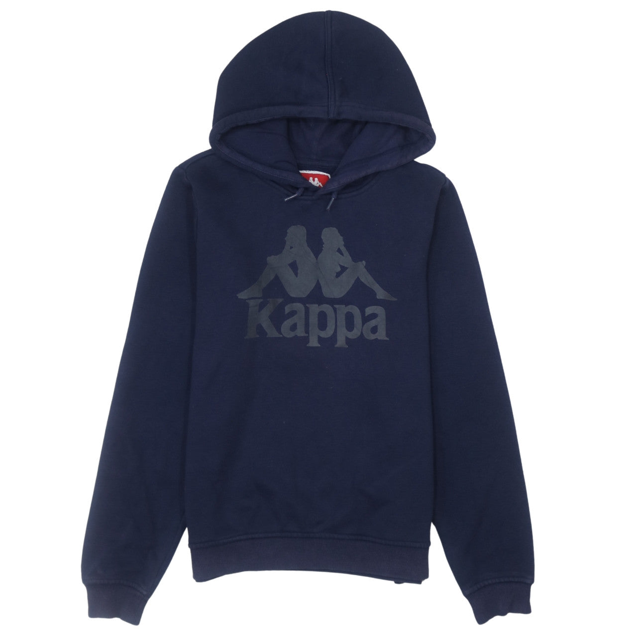 Kappa Men's Blue XS Pullover Hoodie with Logo Print