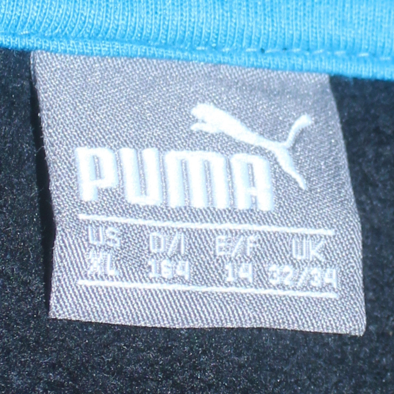 Puma Teens Black Pullover Hoodie 164 Graphic Logo Sportswear