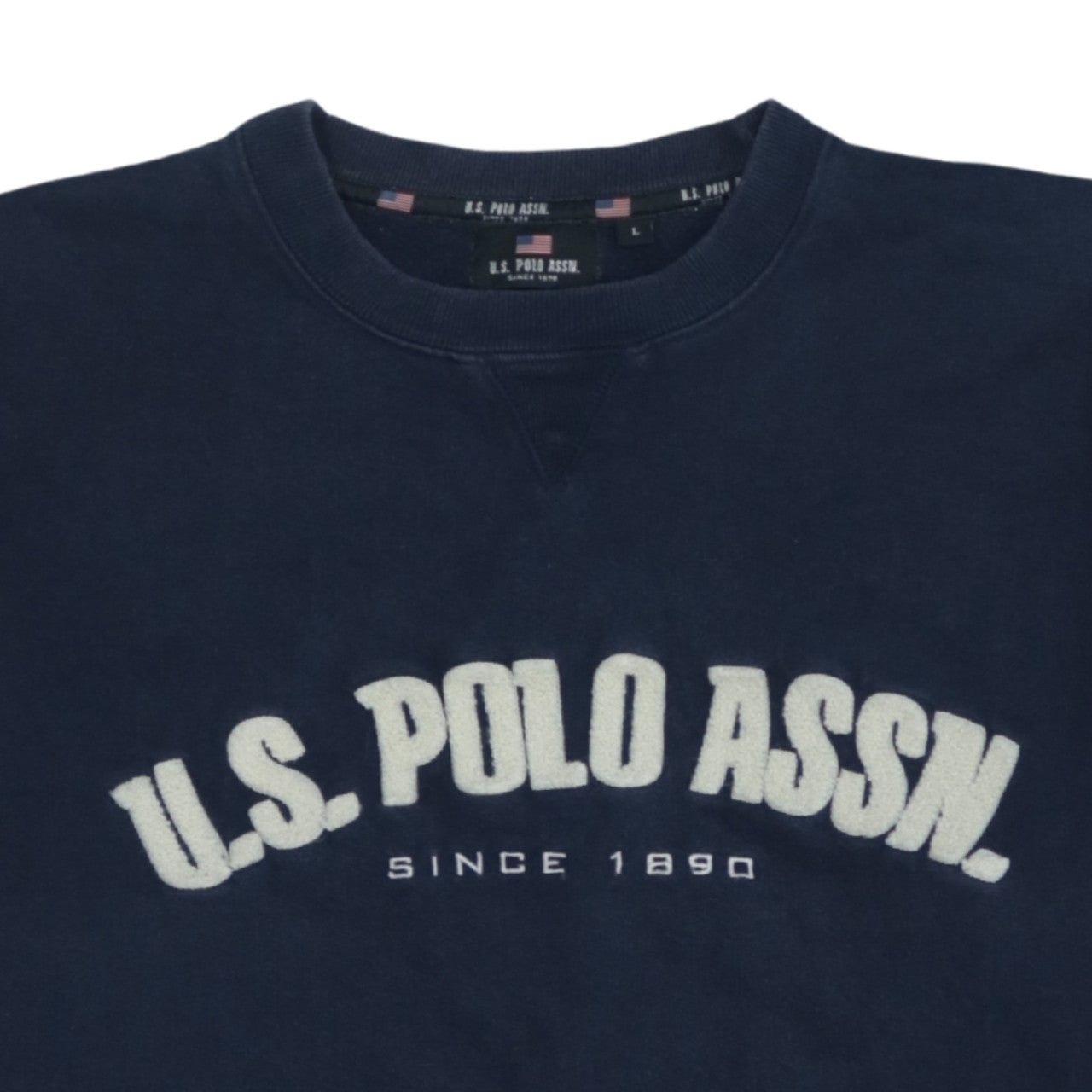U.S. Polo Assn. Men's Blue Logo Pullover Sweatshirt Size L