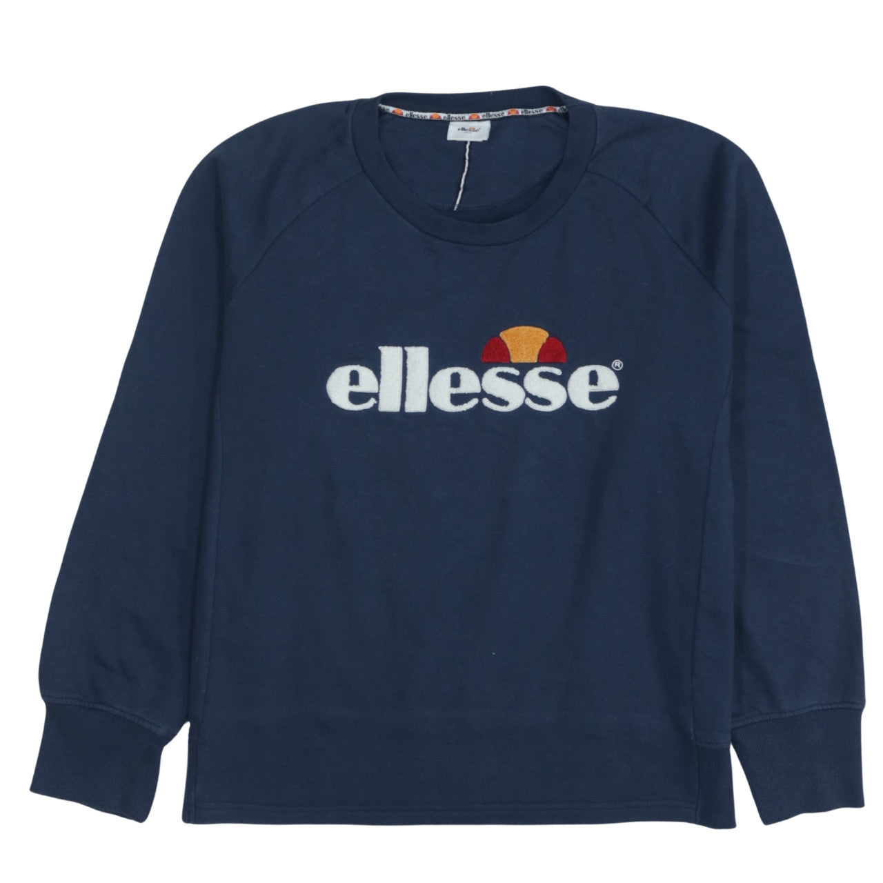 Ellesse Men's Blue 2XL Pullover Sweatshirt with Embroidered Logo