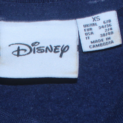 Disney Women’s Navy Blue Donald Duck New York Sweatshirt XS