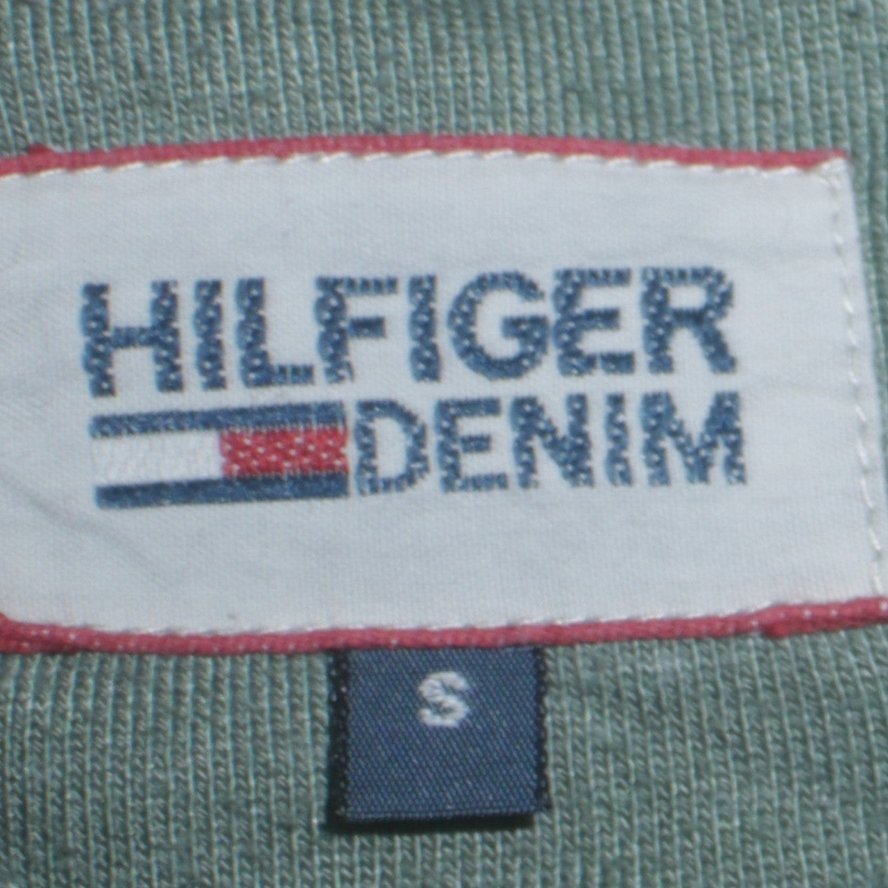 Tommy Hilfiger Men's Green Pullover Sweatshirt Size S Crew Neck