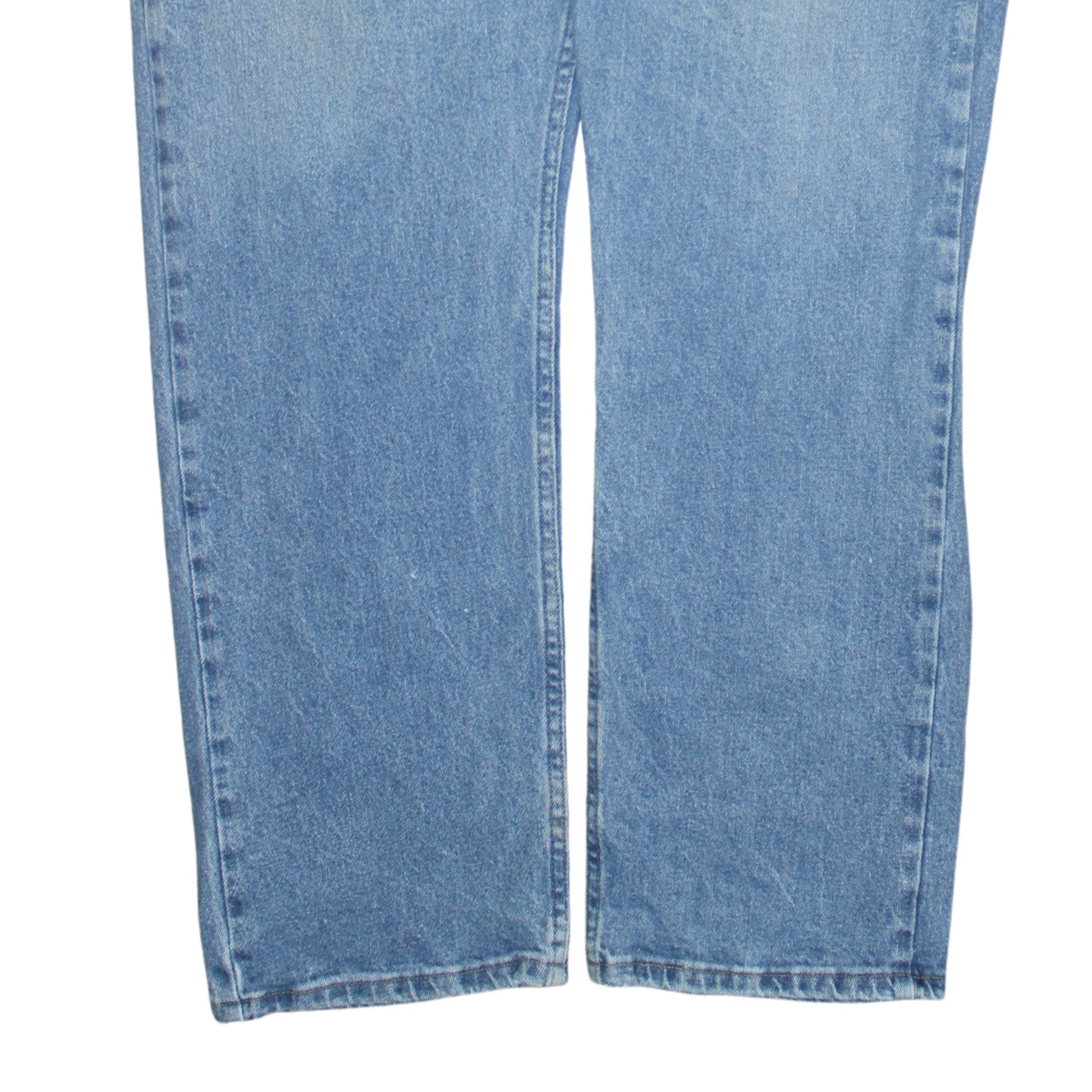 Wrangler Men's Blue Straight Leg Denim Jeans 40W 32L Regular Fit