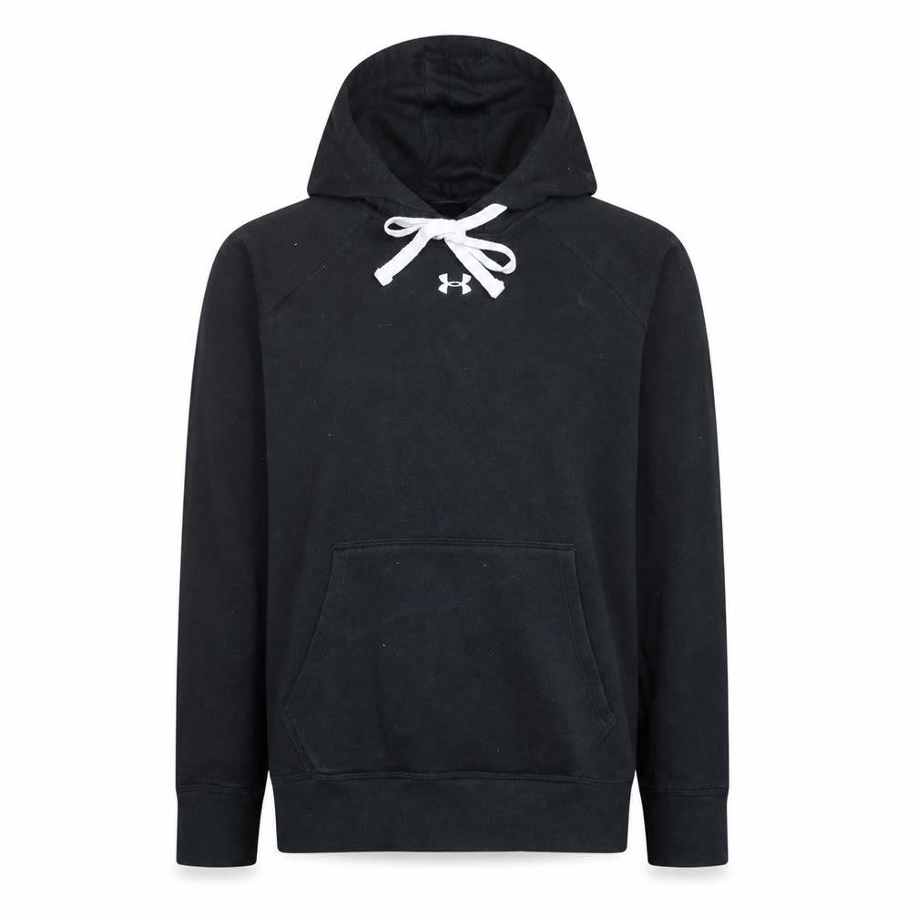 Under Armour Men’s Black Small Pullover Hoodie Fleece Sweatshirt