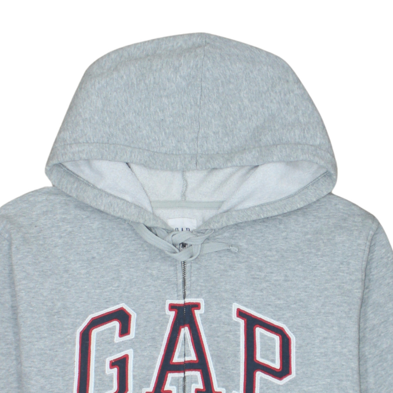 GAP Womens Grey XL Full Zip Hoodie Sweatshirt Cotton Blend