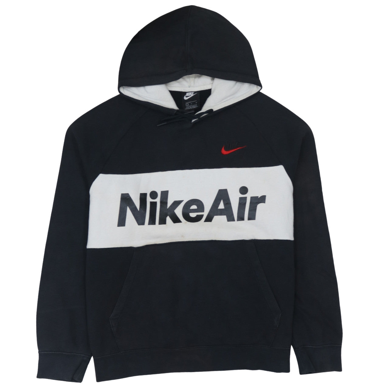 Nike Air Men's Black Pullover Hoodie L Logo Sportswear