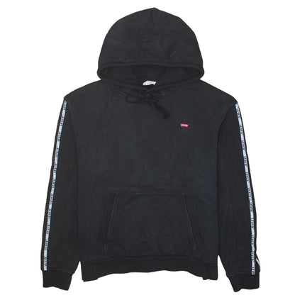 Levi's Men's Black Pullover Hoodie Medium Classic Logo Fleece