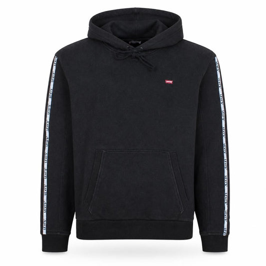 Levi's Men's Black Pullover Hoodie Medium Classic Logo Fleece