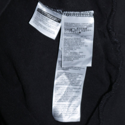 Levi's Men's Black Pullover Hoodie Medium Classic Logo Fleece