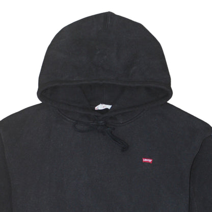 Levi's Men's Black Pullover Hoodie Medium Classic Logo Fleece