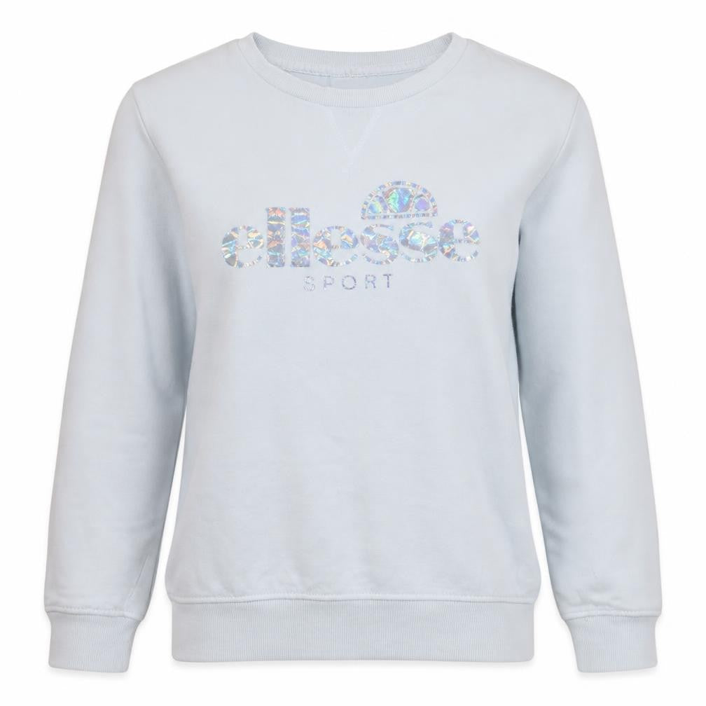 Ellesse Women White Logo Crew Neck Sweatshirt Size 18