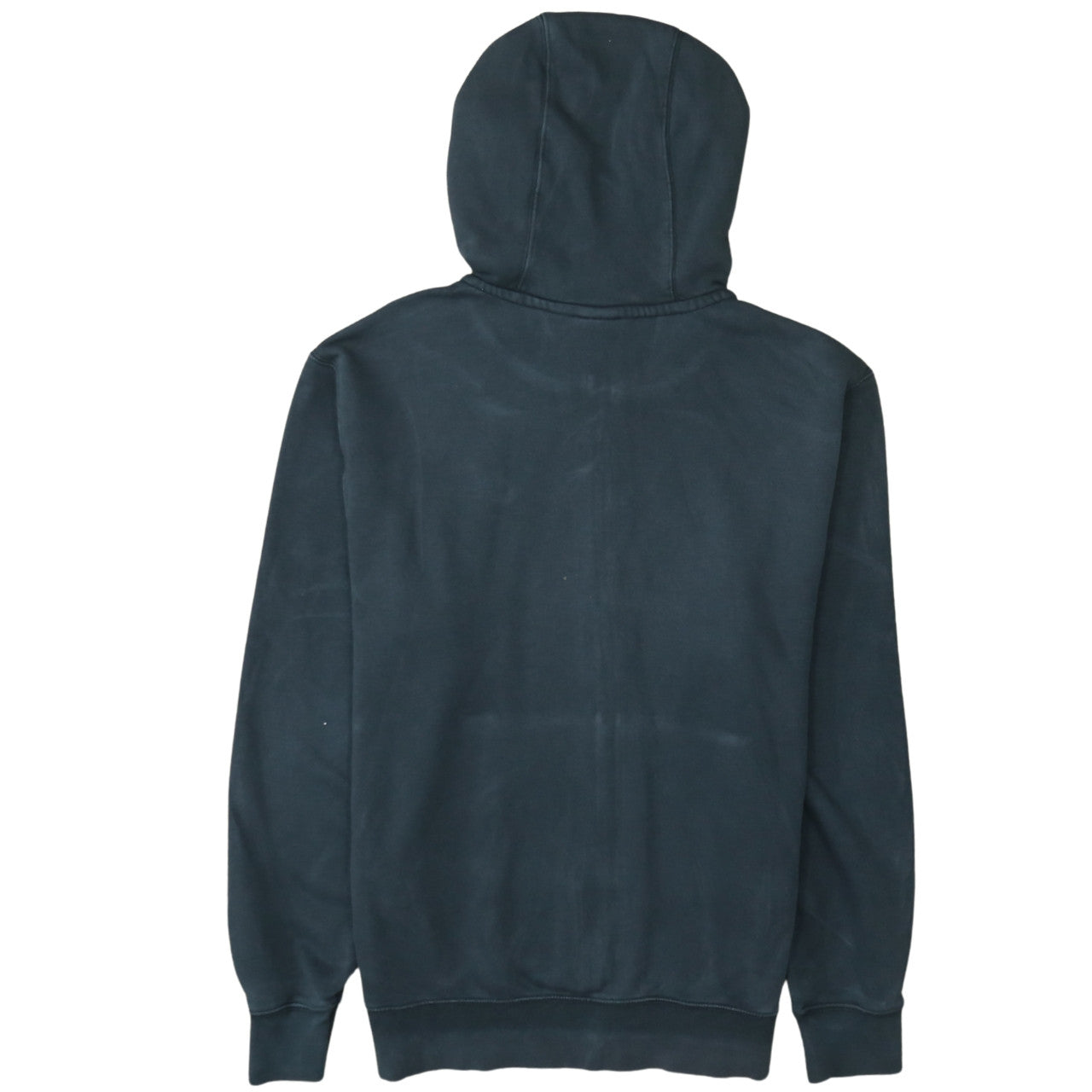 Nike Men's Black Full Zip Hoodie Small Logo Fleece Sweatshirt
