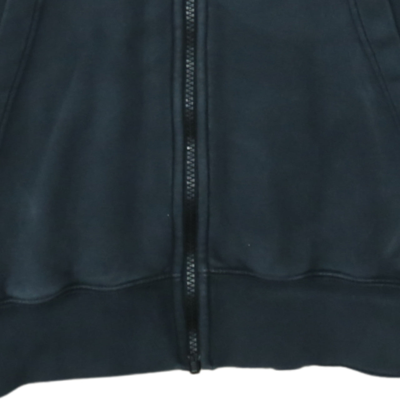 Nike Men's Black Full Zip Hoodie Small Logo Fleece Sweatshirt