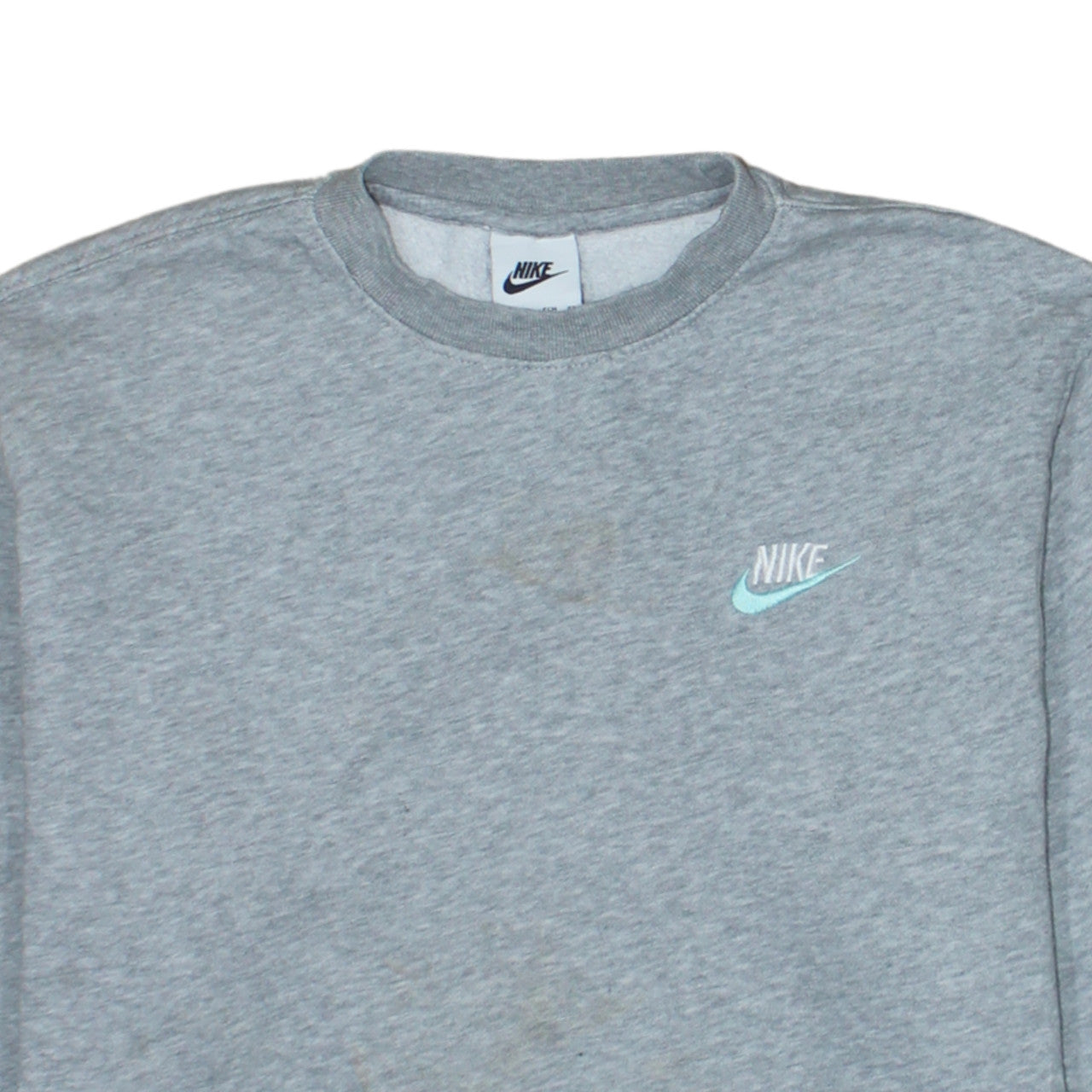 Nike Women's Grey Crew Neck Pullover Sweatshirt XS