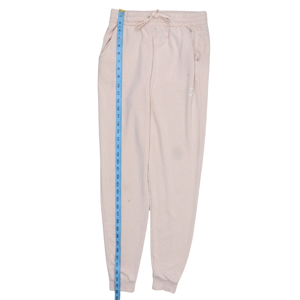 Gymshark Womens Beige Jogger Sweatpants Size S Viscose Blend