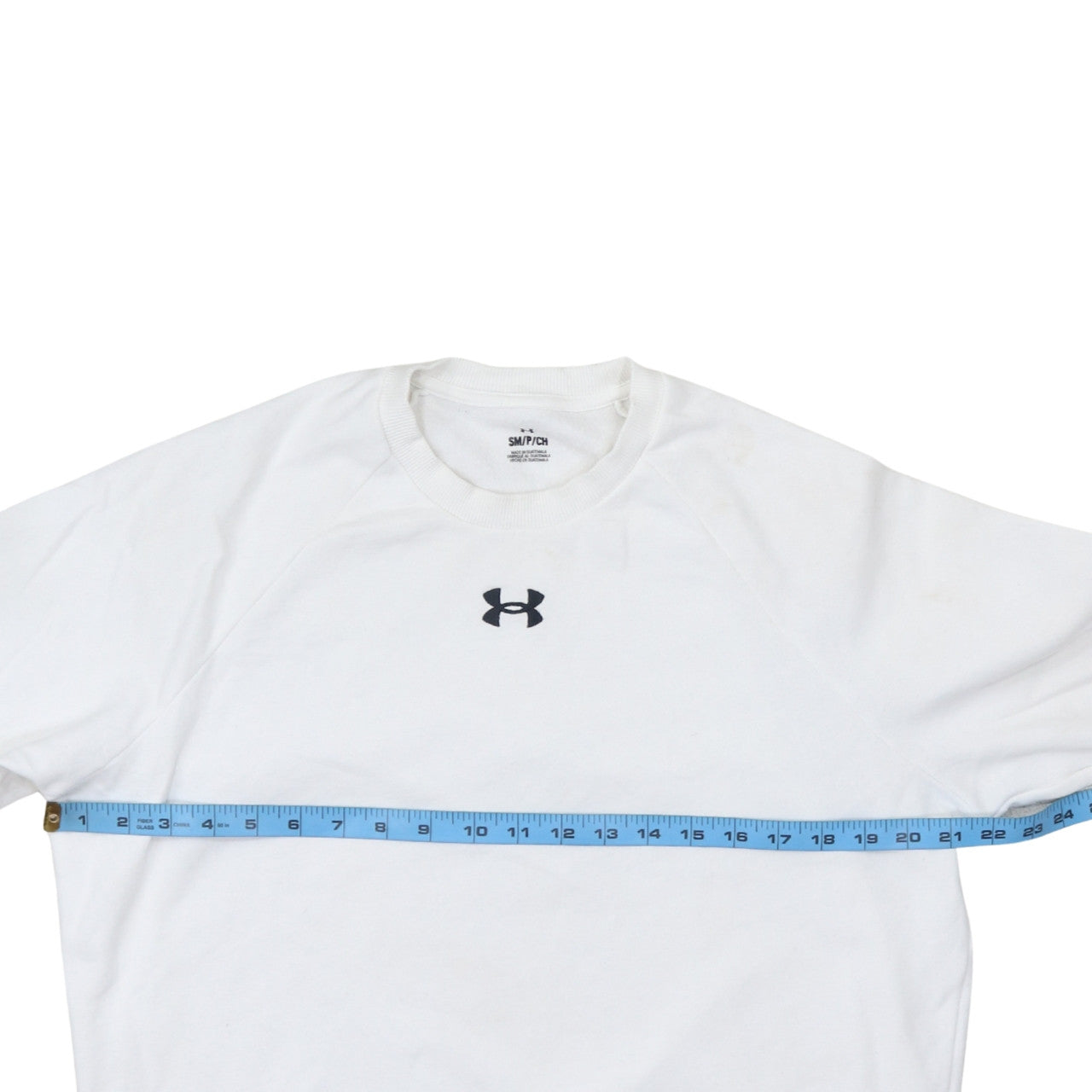 Under Armour Men's White Small Pullover Sweatshirt Crew Neck