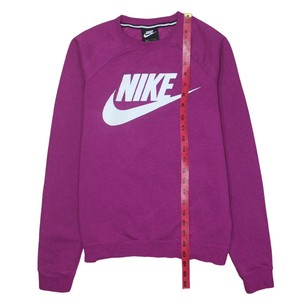 Nike Womens Purple Crew Neck Logo Sweatshirt XS
