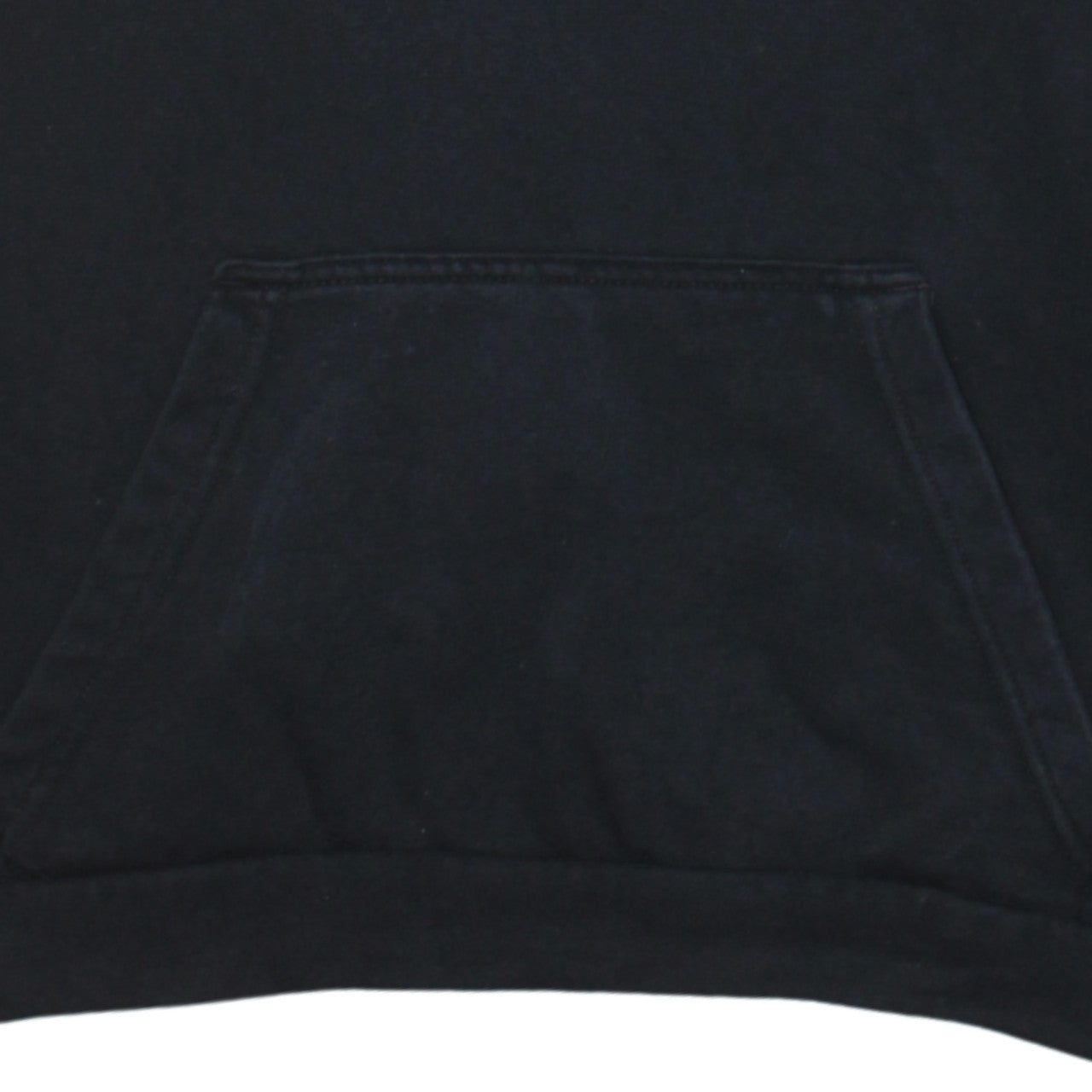 Kappa Boys Black Pullover Hoodie 12 Years Logo Sleeve Sports Fleece