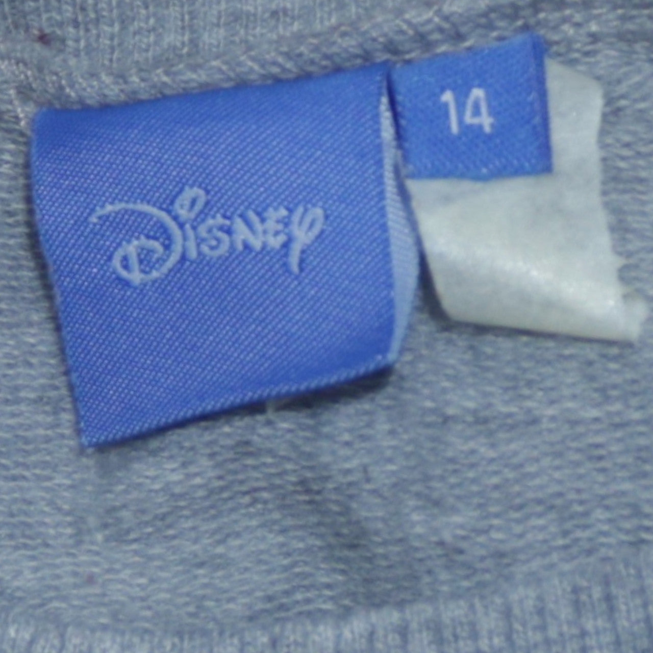 Disney Frozen Womens Grey Sweatshirt UK 14 Anna Elsa Olaf Print Pullover
