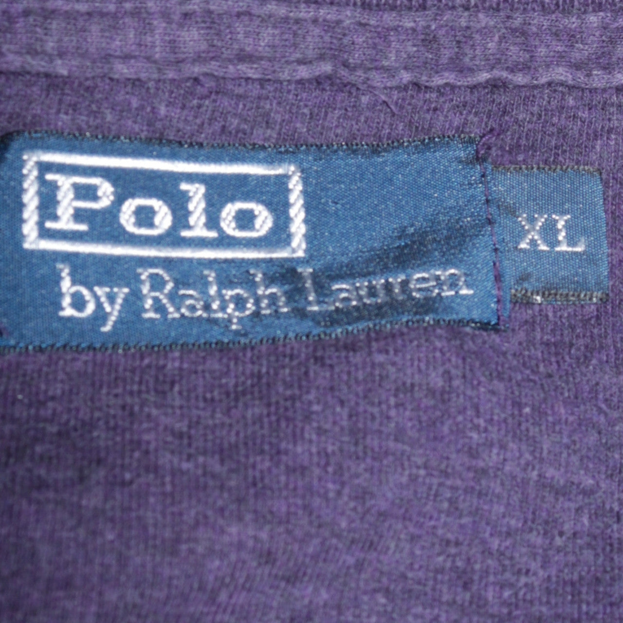 Ralph Lauren Men’s Purple Cotton 1/4 Zip Jumper XL