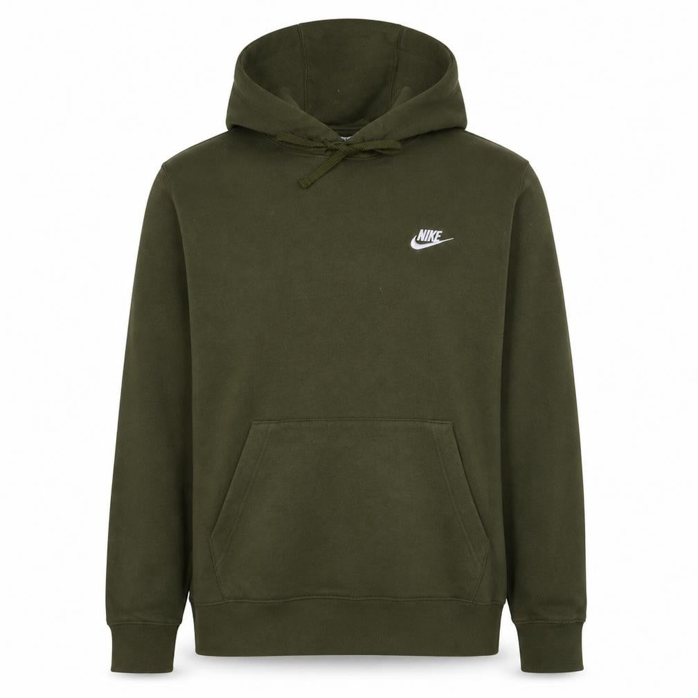 Nike Men's Green Pullover Hoodie Small Regular Fit Fleece Sweatshirt