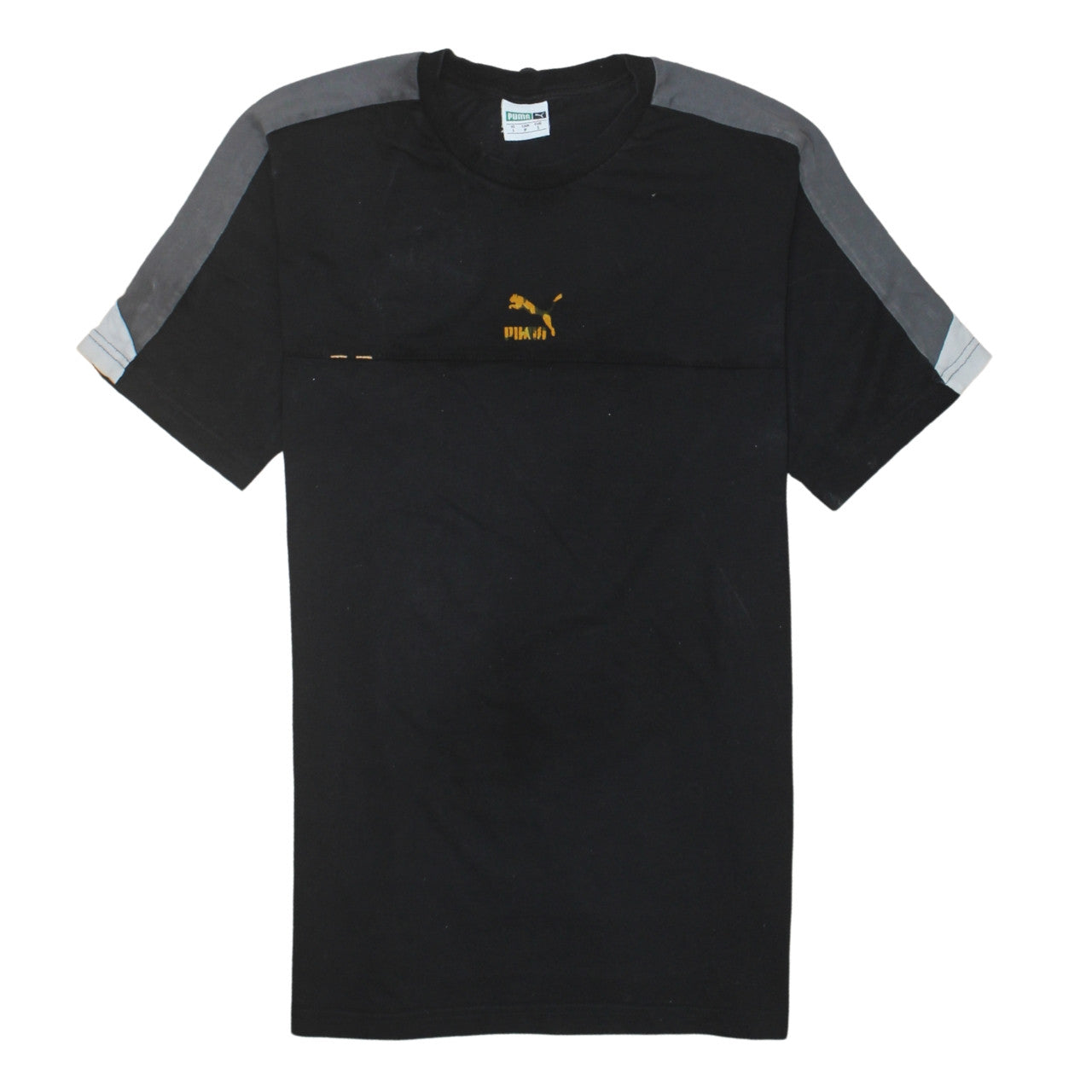 Puma Men's Black Short Sleeve Sports T-Shirt Size S